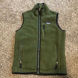 Patagonia retro pile zip-up vest